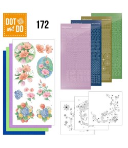 KIT 3D DOT AND DO FLOWERS AQUAREL - DODO172