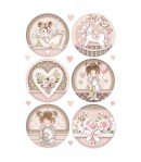 PAPIER DE RIZ A4 LITTLE GIRL 21 X 29.7 DFSA4451 STAMPERIA