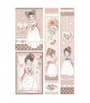 PAPIER DE RIZ A4 LITTLE GIRL 21 X 29.7 DFSA445 STAMPERIA