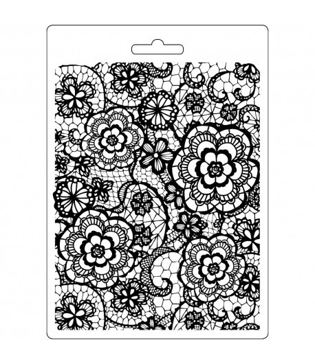 MOULE PVC FLEXIBLE - TEXTURE FLEURIE K3PTA547