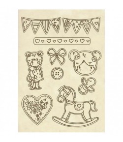 FORMES BOIS A5 LITTLE GIRL KLSP068 STAMPERIA