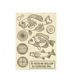 FORMES BOIS A6 FOREST KLSPA609 STAMPERIA