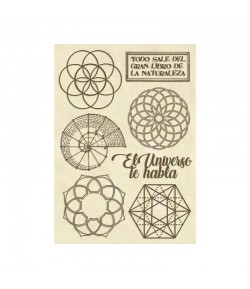 FORMES BOIS A6 GEOMETRY KLSPA611 STAMPERIA