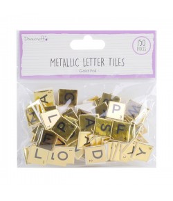 LETTRES SCRABBLE  - OR X 150