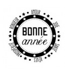 TAMPON BOIS ROND - BONNE ANNEE
