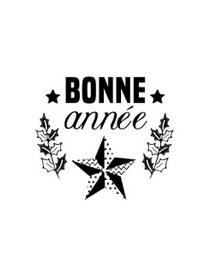 TAMPON BOIS ROND - BONNE ANNEE