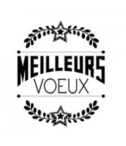 TAMPON BOIS ROND - BONNE ANNEE