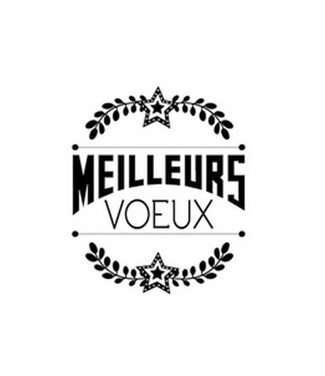 TAMPON BOIS ROND - BONNE ANNEE