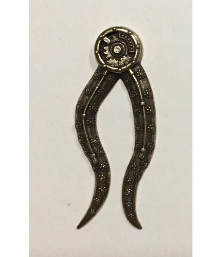 OCTOPUS EN MÉTAL - 6.3 X 3.4 CM - MITFORM 2013