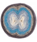 LAINE CREATIVE WOOL DÉGRADÉ SUPER6 BLEU (006)