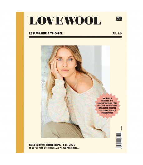 LIVRE TRICOT LOVEWOOL N° 10 PRINTEMPS ETE