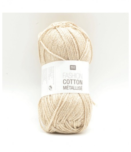 COTTON METALLISE PLATINE (001)