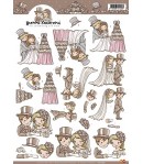 FEUILLE 3D LES MARIES CD10199