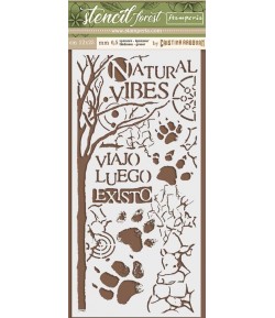 POCHOIR 12X25 EP 0.25 FOREST KSTDL31 STAMPERIA