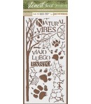 POCHOIR 12X25 EP 0.25 FOREST KSTDL31 STAMPERIA