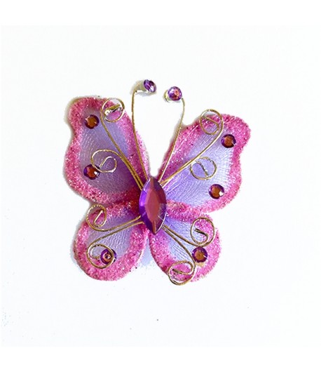 PAPILLON GLITTER - MAUVE