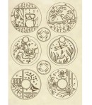 FORMES BOIS ORIENTAL GARDEN KLSP070 STAMPERIA