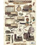 FEUILLE 3D TELE VINTAGE