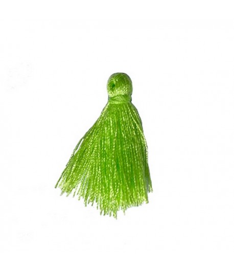MINI POMPON VERT POMME - 2.5 CM