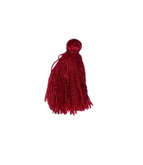 MINI POMPON BORDEAUX  - 2.5 CM