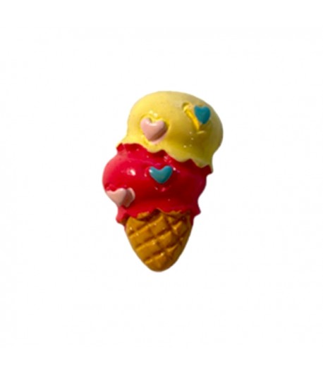 GLACE VANILLE FRAISE EN PLASTIQUE