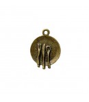 CHARM METAL BRONZE - ASSIETTE