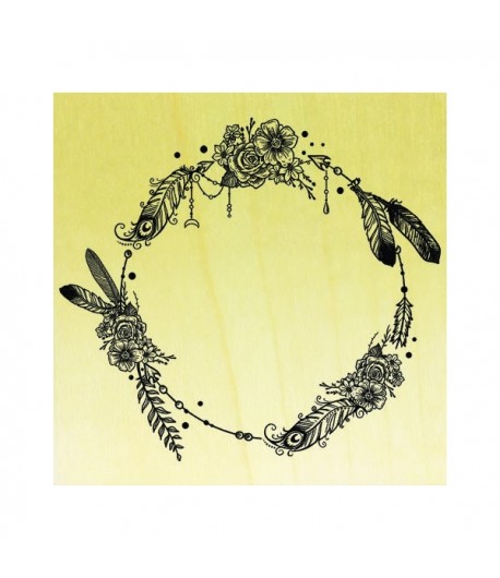 TAMPON BOIS - COURONNE FLEURIE