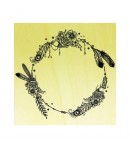 TAMPON BOIS - COURONNE FLEURIE