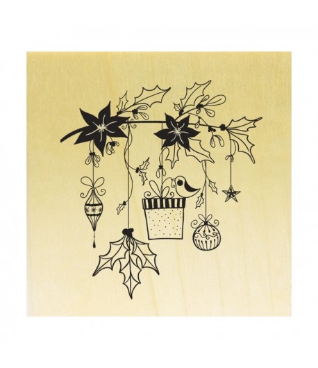 TAMPON BOIS - BRANCHE NOEL