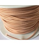 CORDON ELASTIQUE SAUMON 3MM - 1M
