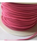 CORDON ELASTIQUE ROSE 3MM - 1M