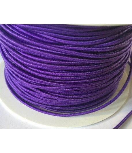 CORDON ELASTIQUE VIOLET 3MM - 1M