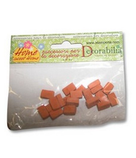 20 BRIQUETTES 1.3X0.7X0.5CM STAMPERIA