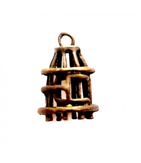 CHARM METAL BRONZE - CAGE