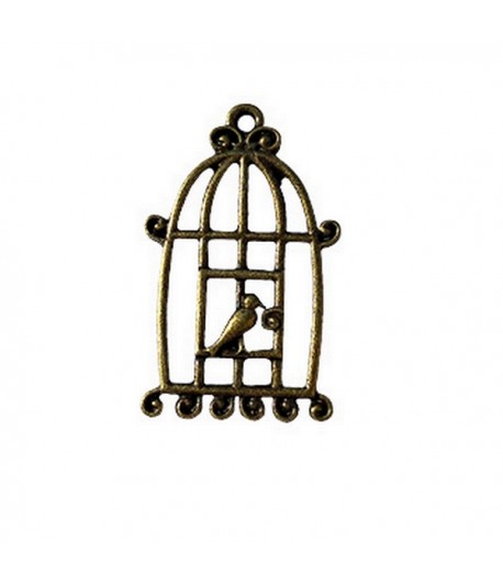 CHARM METAL BRONZE - CAGE