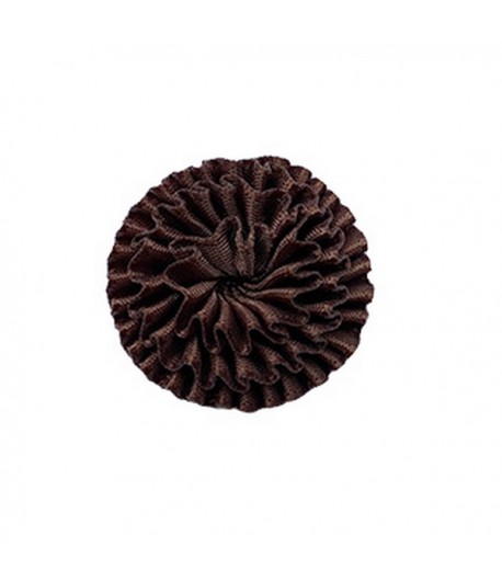 FLEUR EN TISSU - MARRON