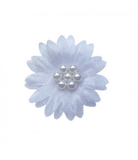 FLEUR EN TULLE - BLANC