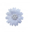 FLEUR EN TULLE - BLANC