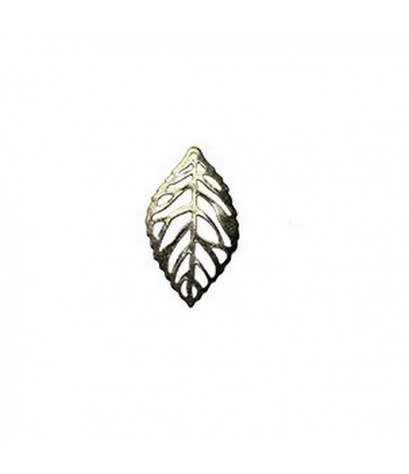 CHARM METAL ARGENT - FEUILLE