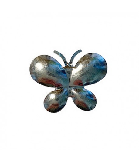 PAPILLON EN METAL ARGENTÉ