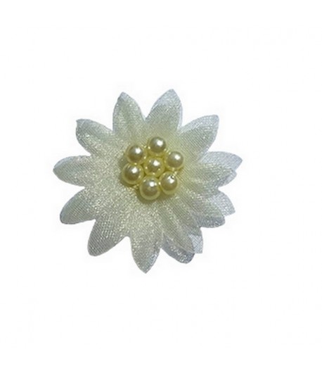 FLEUR EN TULLE - CREME