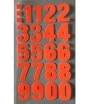 STICKERS GRANDS CHIFFRES ORANGE