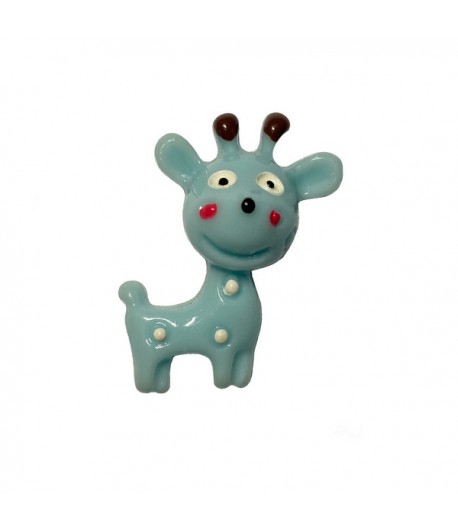 GIRAFE EN PLASTIQUE - BLEU