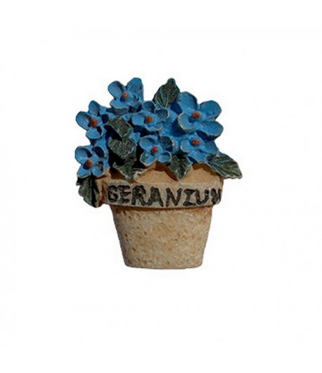 POT DE FLEURS EN RÉSINE