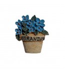 POT DE FLEURS EN RÉSINE