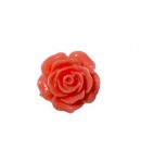 ROSE EN PLASTIQUE - CORAIL