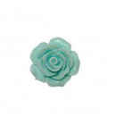ROSE EN PLASTIQUE - BLEU/VERT