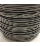 CORDON ELASTIQUE GRIS 3MM - 1M