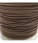 CORDON ELASTIQUE TAUPE 3MM - 1M