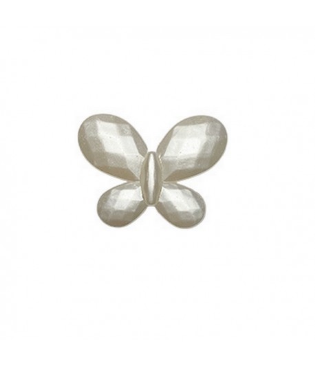 PERLE PAPILLON EN PLASTIQUE